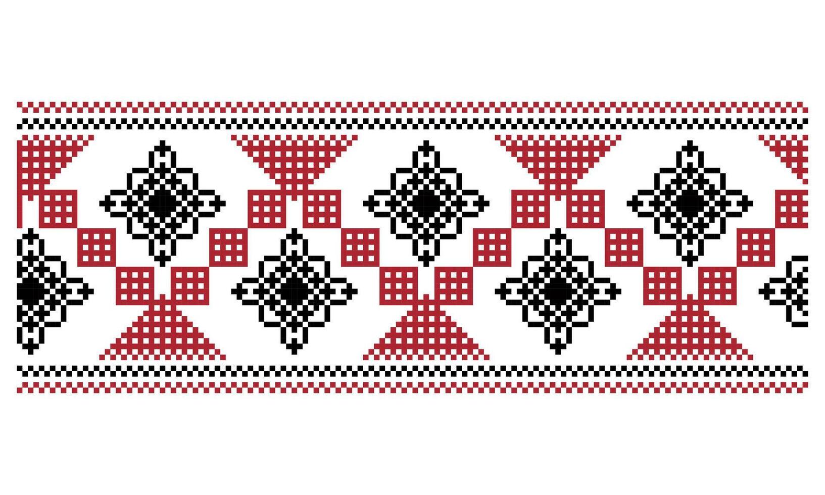 prydnad av ukrainska broderi. vektor illustration.