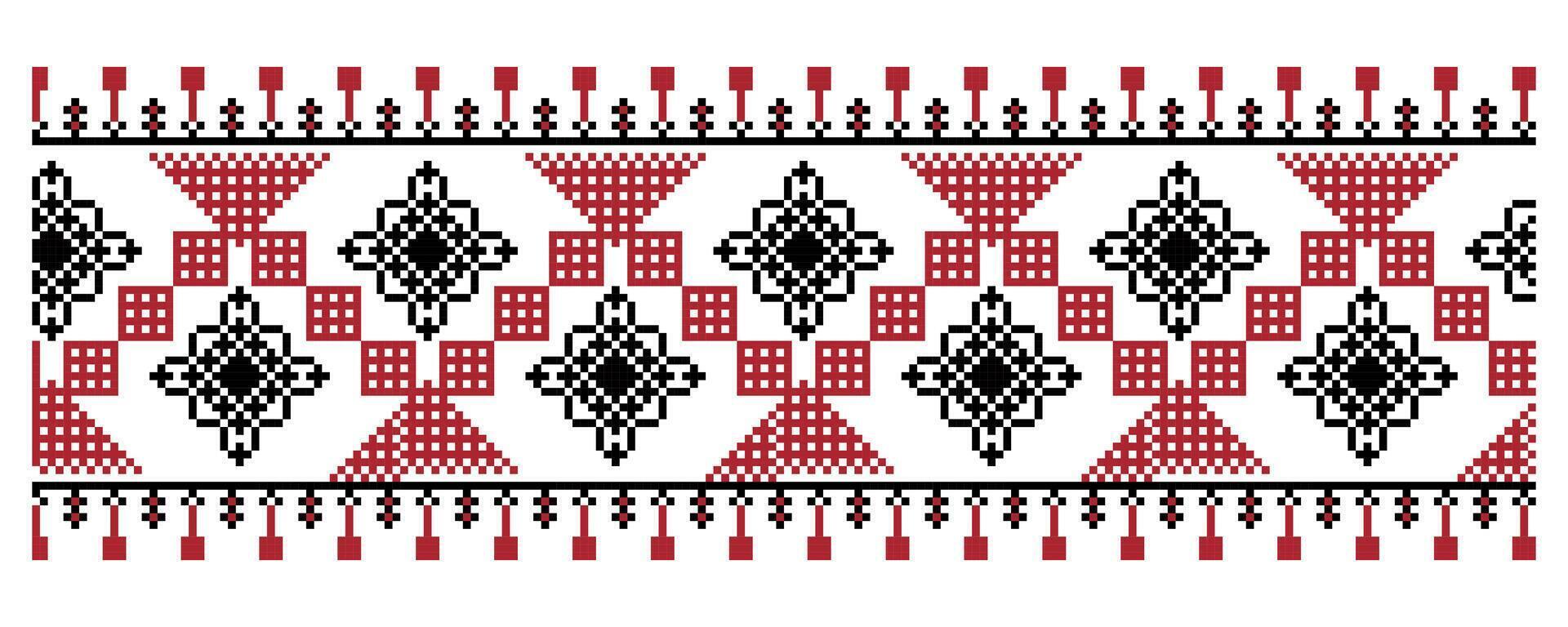 prydnad av ukrainska broderi. vektor illustration. 1