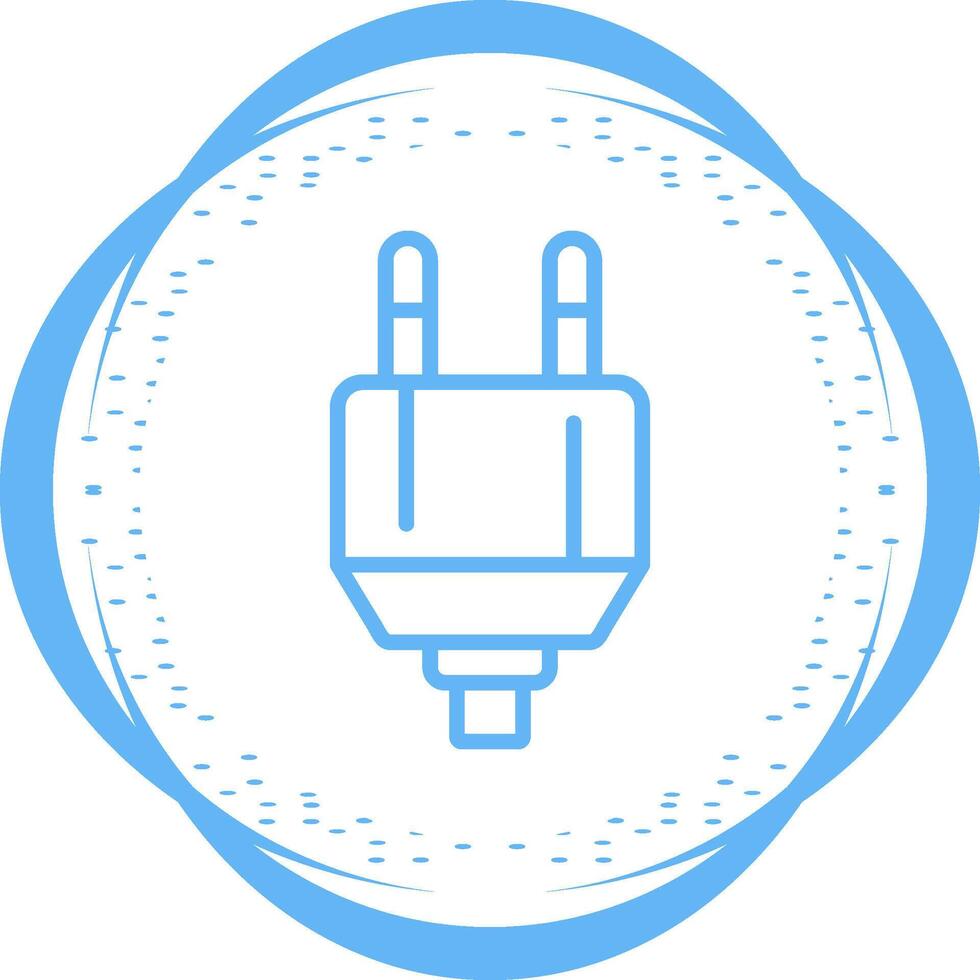 Plug-Vektor-Symbol vektor