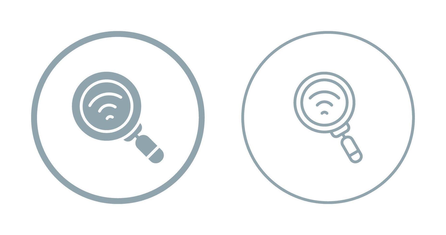 W-lan Analysator Vektor Symbol