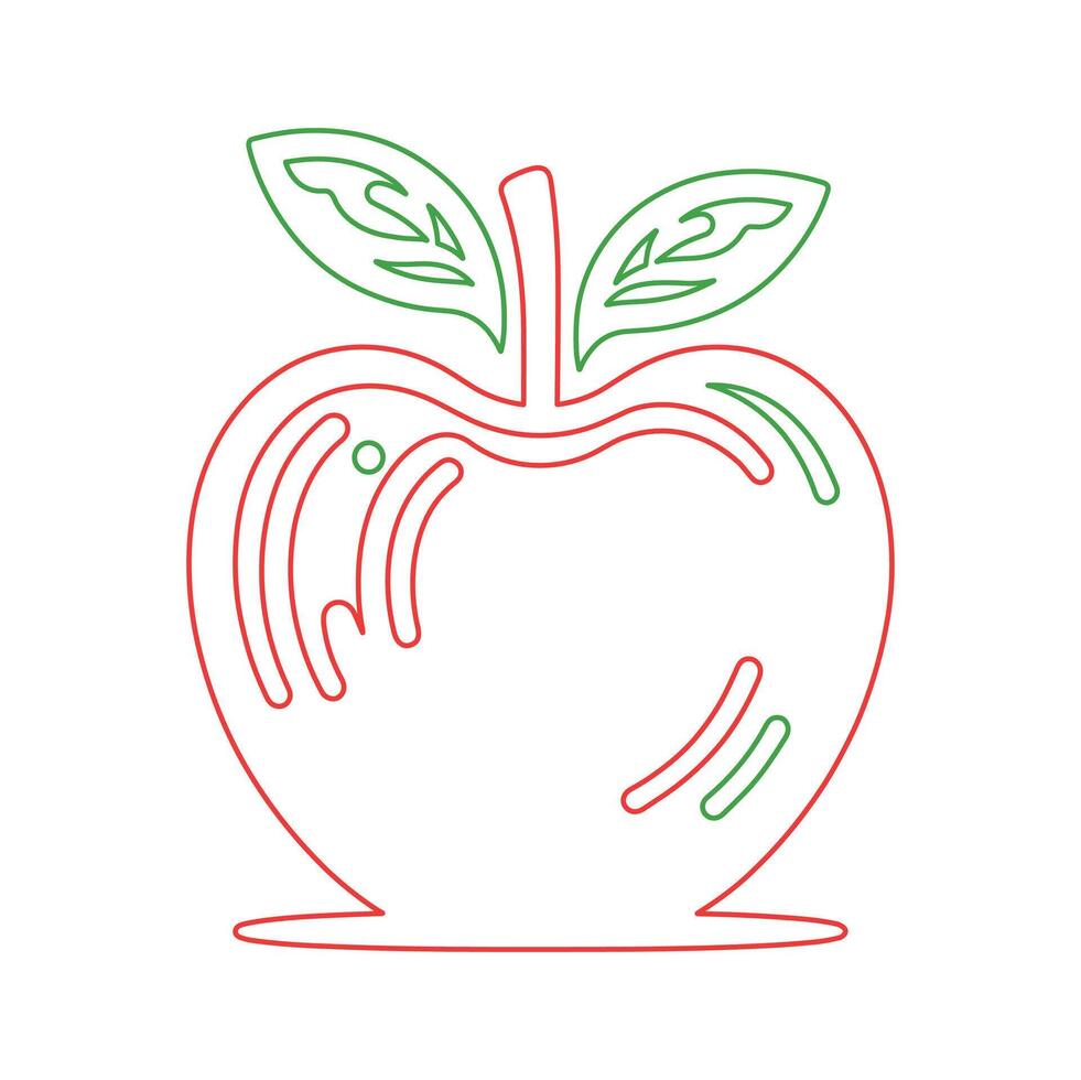 Apfel Vektor Symbol. Apfel Symbol Satz. Apfel Symbole zum Ihre Netz Design. Symbol Logo, Anwendung, ui. Apfel Symbol Vektor Illustration