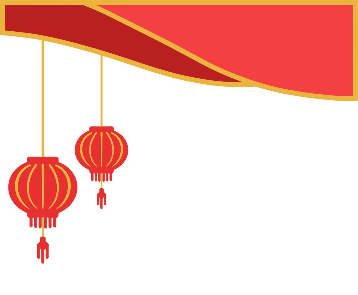kinesisk ny år gräns ram bakgrund vektor