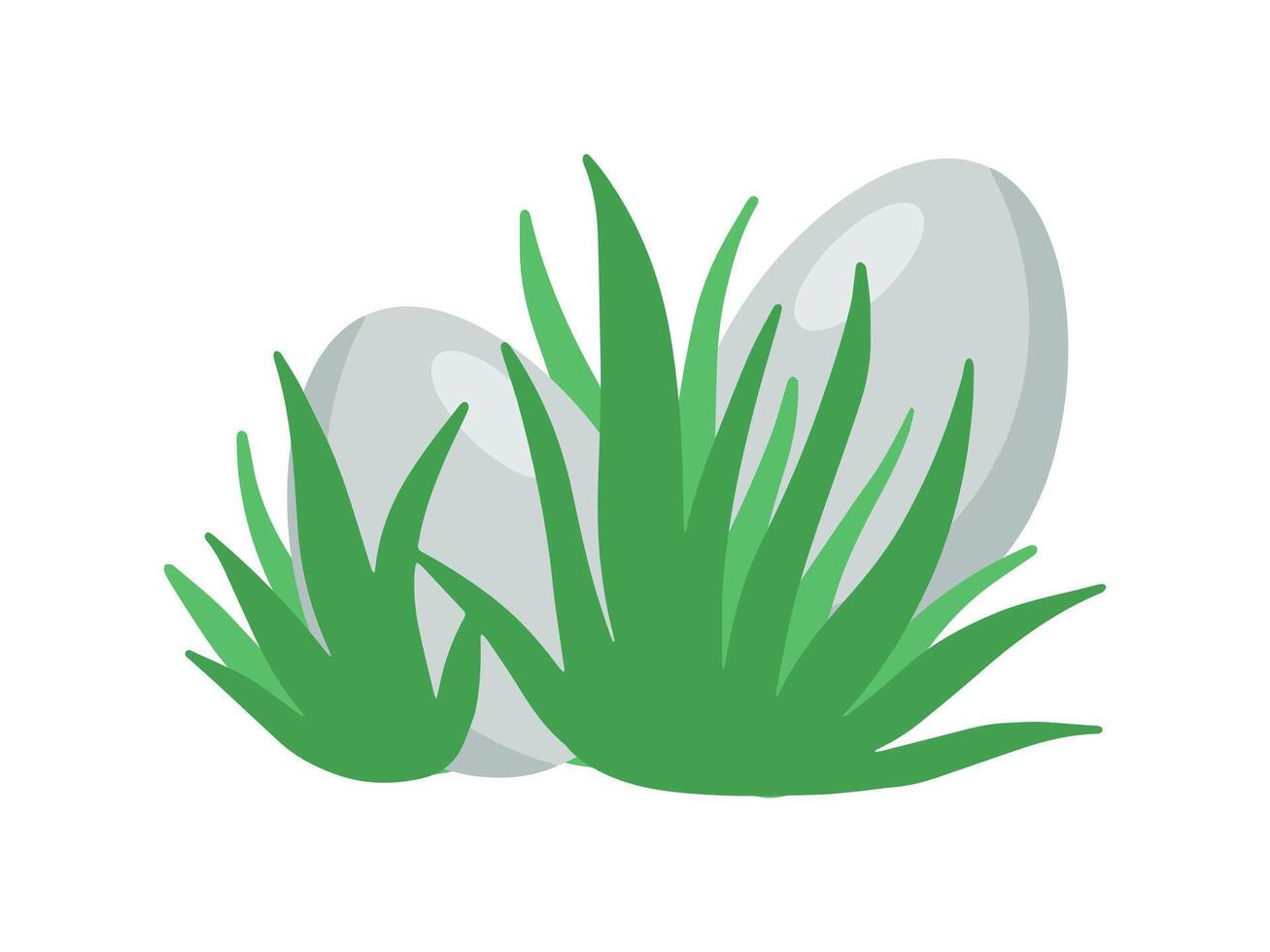 Ostern Eier Gras Hintergrund Illustration vektor