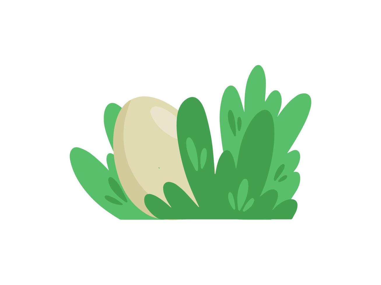 Ostern Eier Lügen im Gras vektor