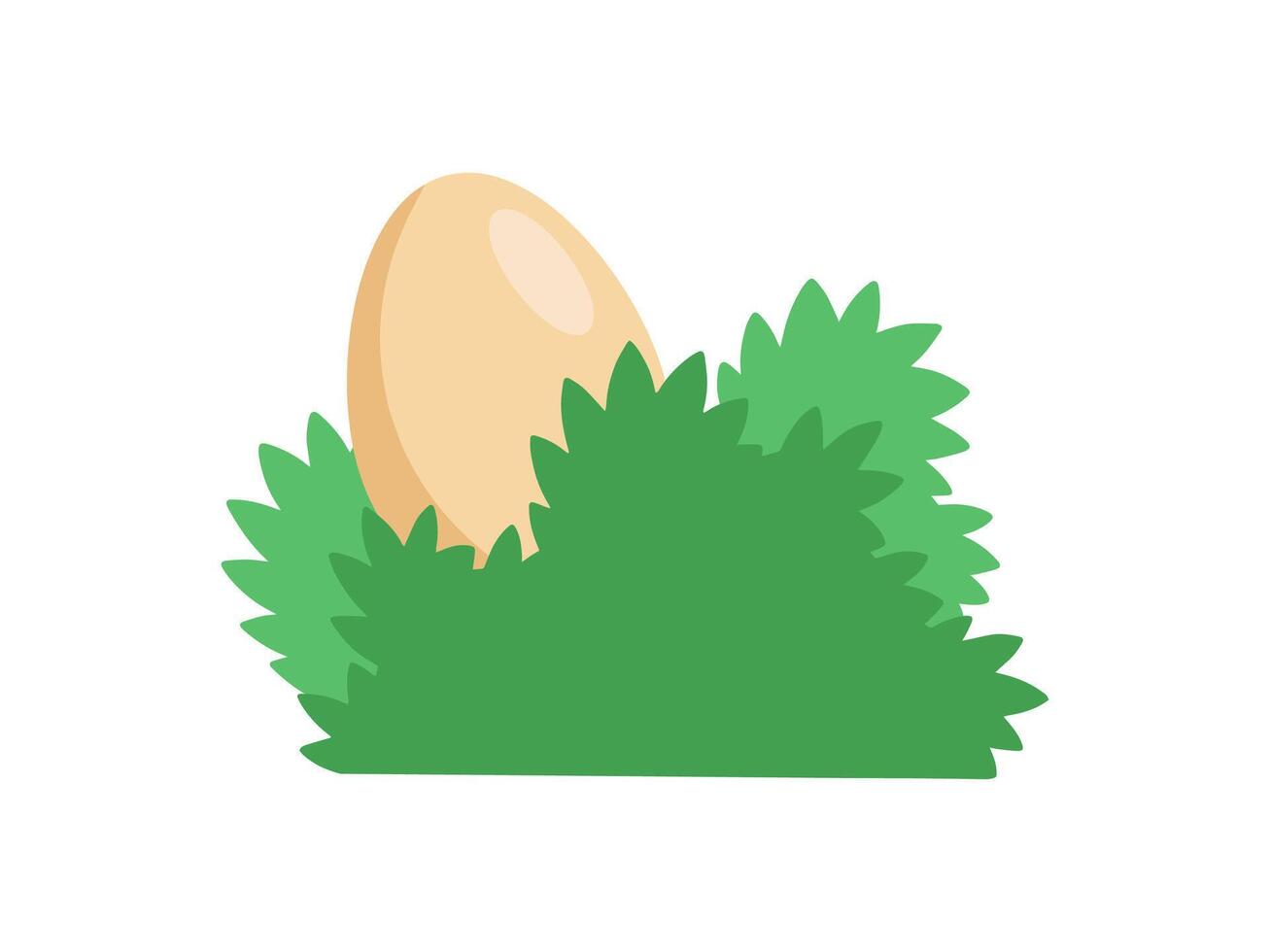 Ostern Eier Lügen im Gras vektor