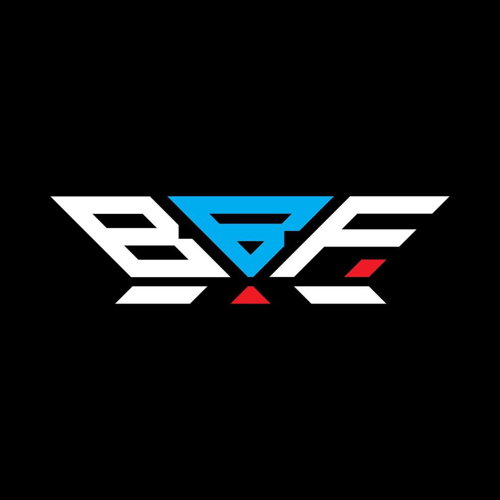 bbf Brief Logo Vektor Design, bbf einfach und modern Logo. bbf luxuriös Alphabet Design