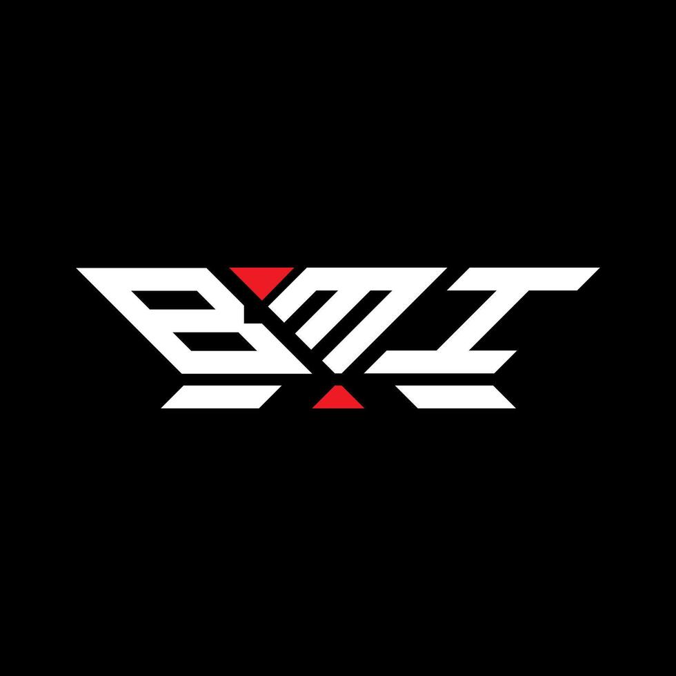 bmi Brief Logo Vektor Design, bmi einfach und modern Logo. bmi luxuriös Alphabet Design