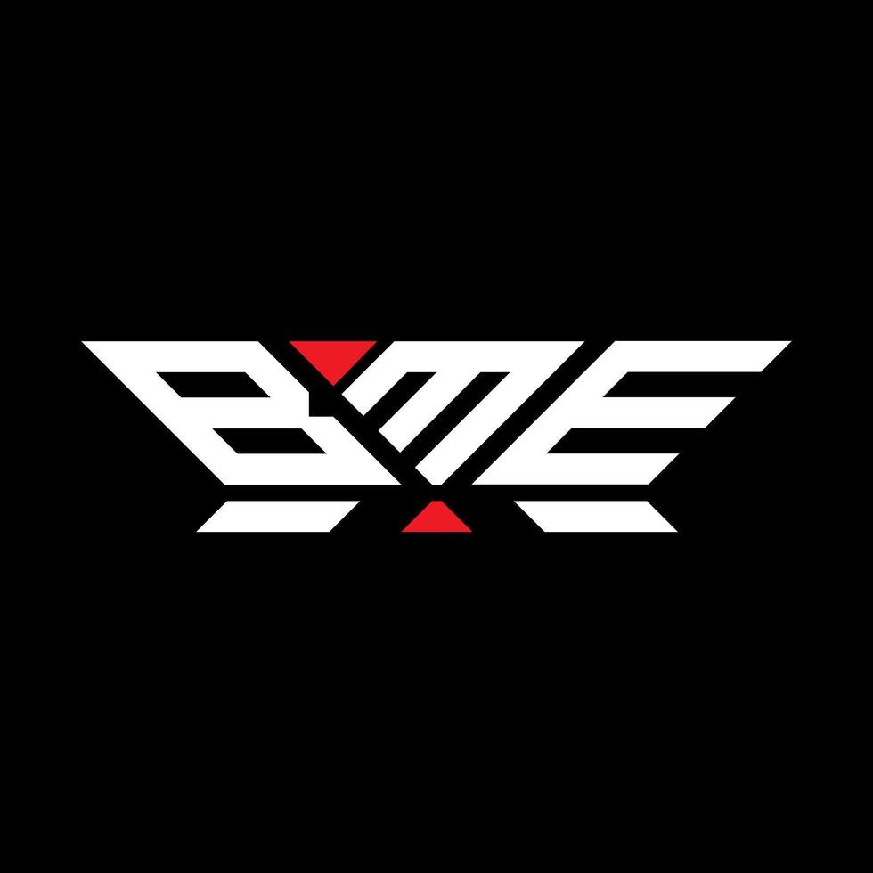 bme Brief Logo Vektor Design, bme einfach und modern Logo. bme luxuriös Alphabet Design