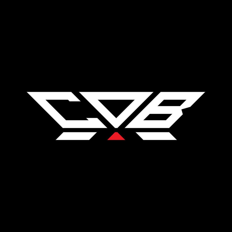 Cob Brief Logo Vektor Design, Cob einfach und modern Logo. Cob luxuriös Alphabet Design