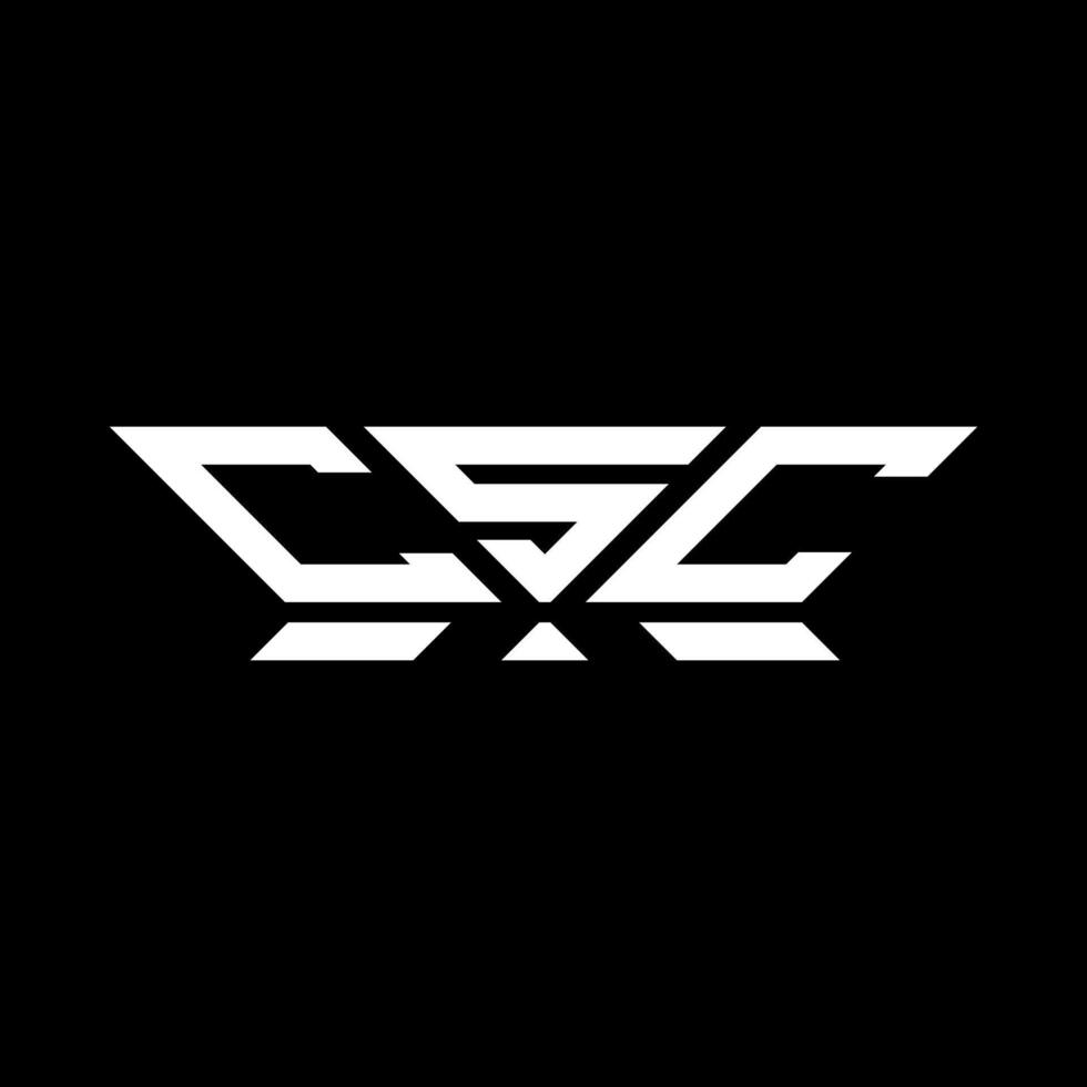 csc Brief Logo Vektor Design, csc einfach und modern Logo. csc luxuriös Alphabet Design