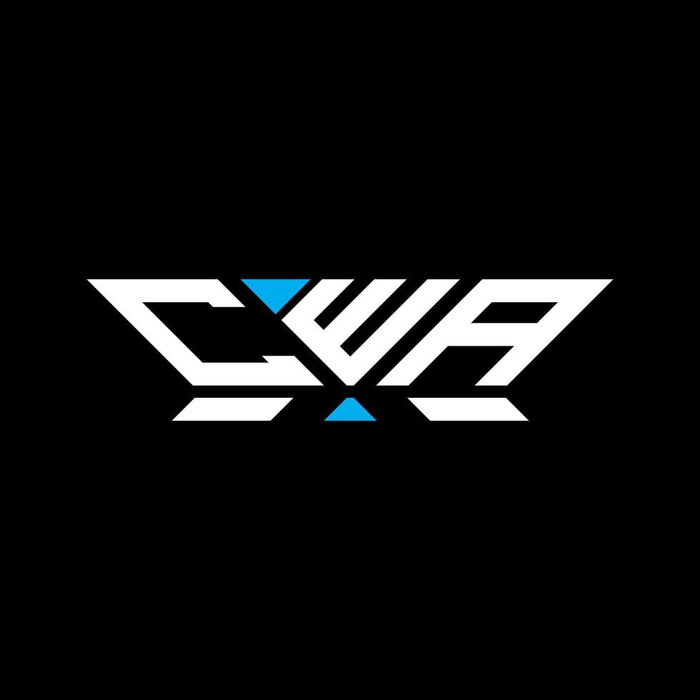 cwa brev logotyp vektor design, cwa enkel och modern logotyp. cwa lyxig alfabet design