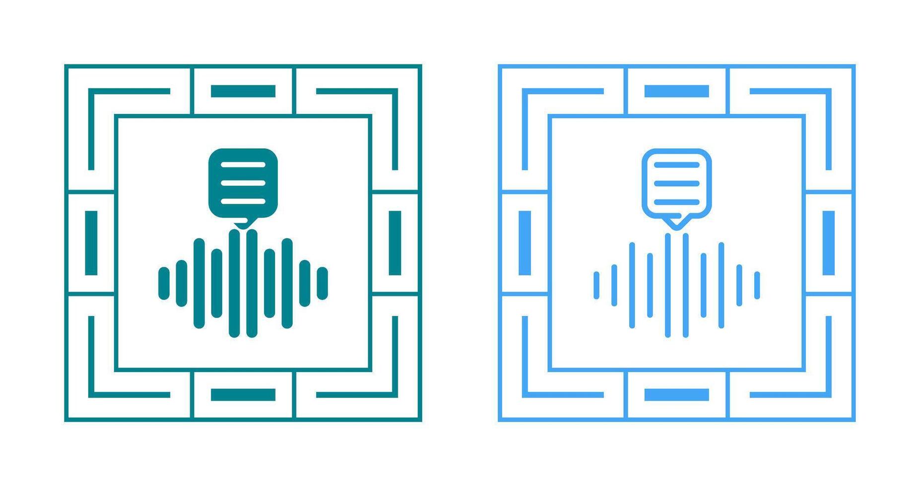 Digital Stimme Recorder Vektor Symbol