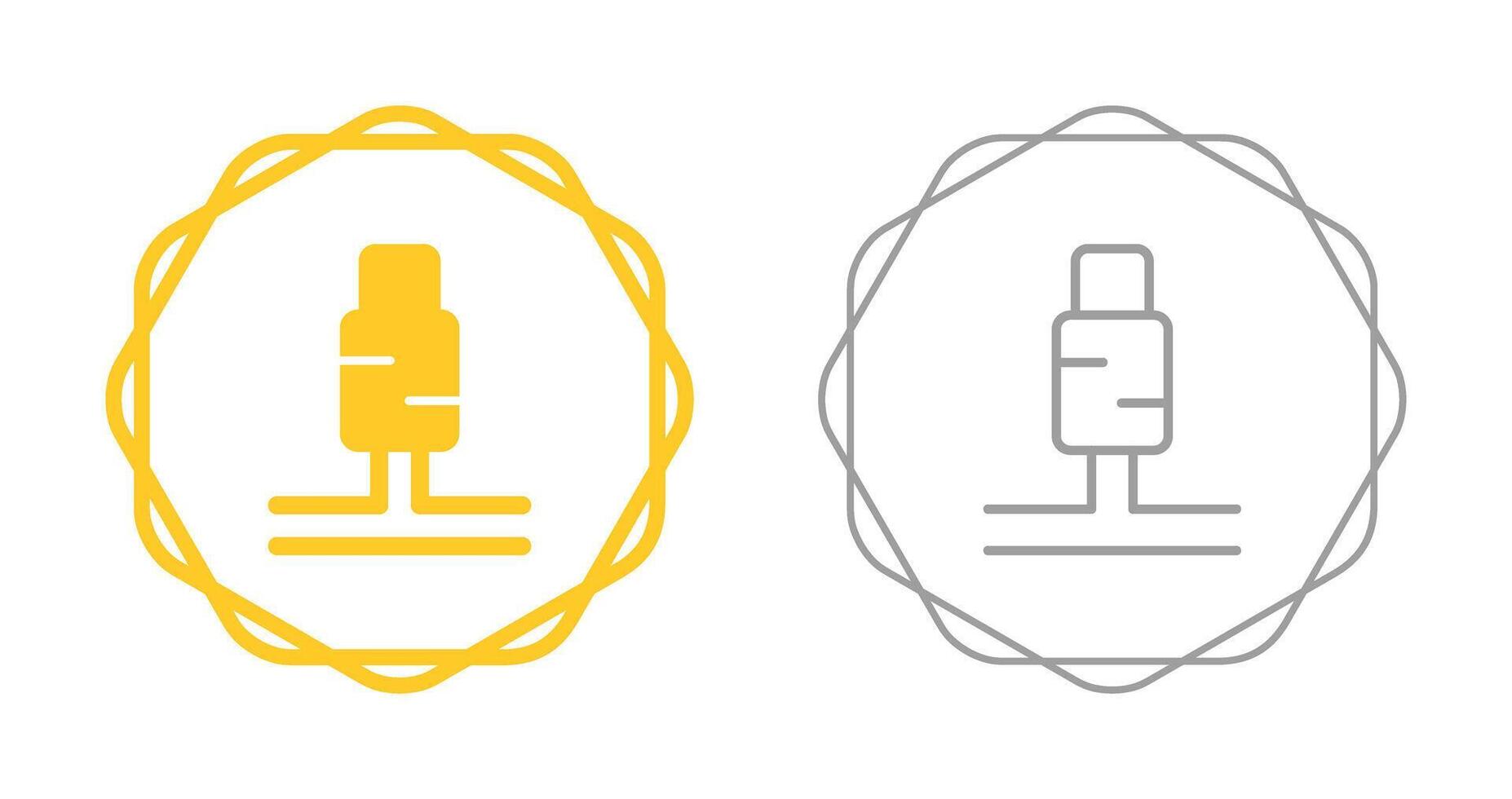 Vektorsymbol für USB-Kabel vektor