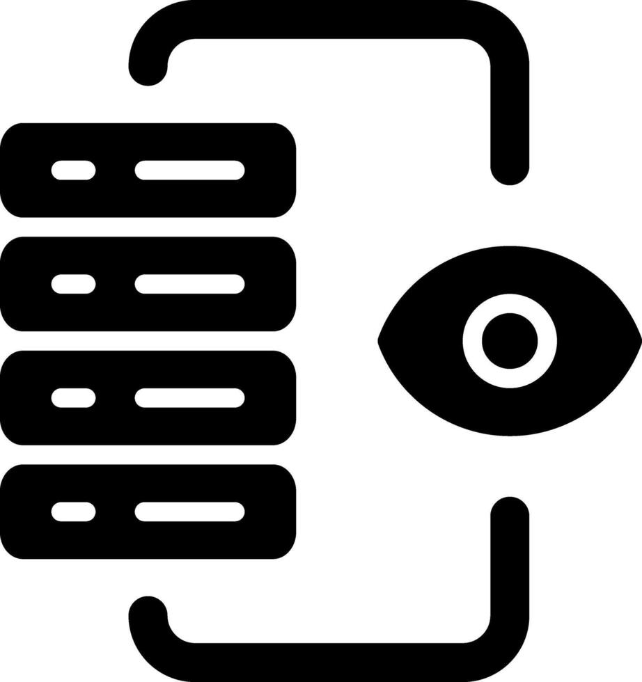 Server Überwachung Vektor Symbol