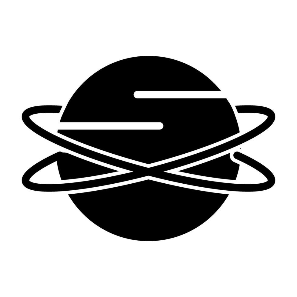 Planet-Vektor-Symbol vektor