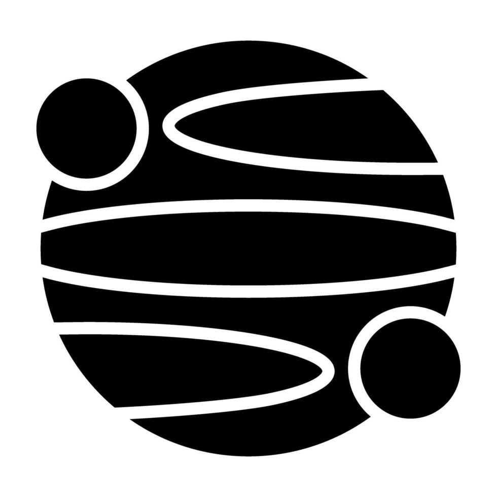 Planet-Vektor-Symbol vektor