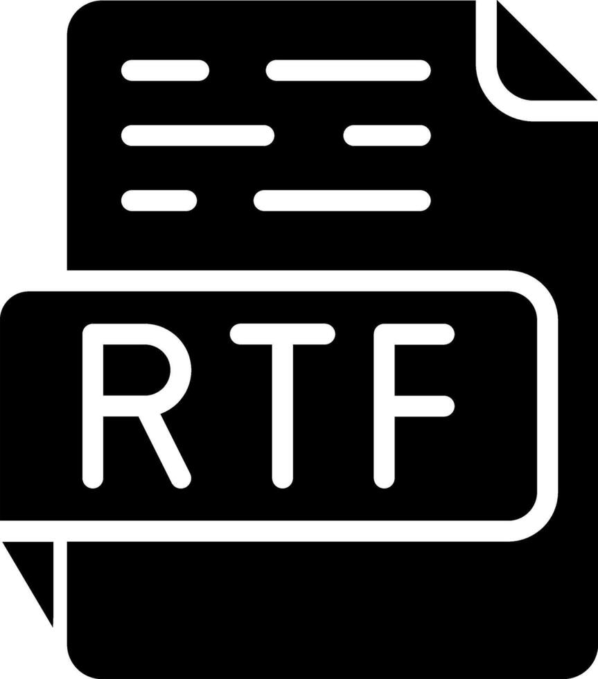 rtf vektor ikon