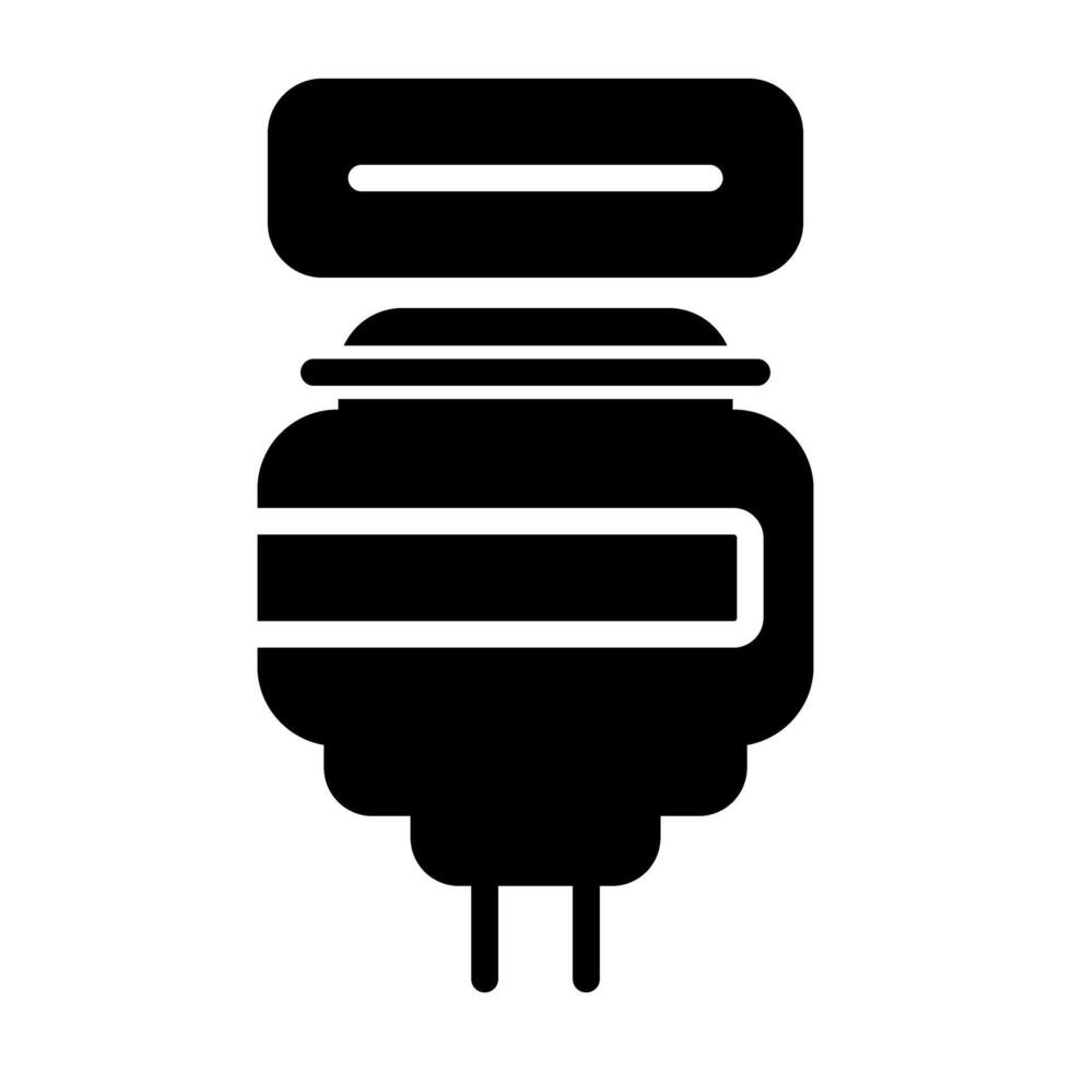 Plug-Vektor-Symbol vektor