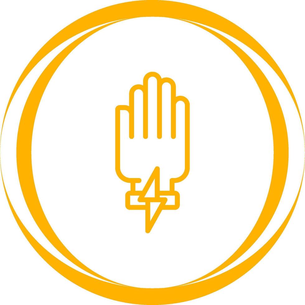 isolerade handskar vektor ikon