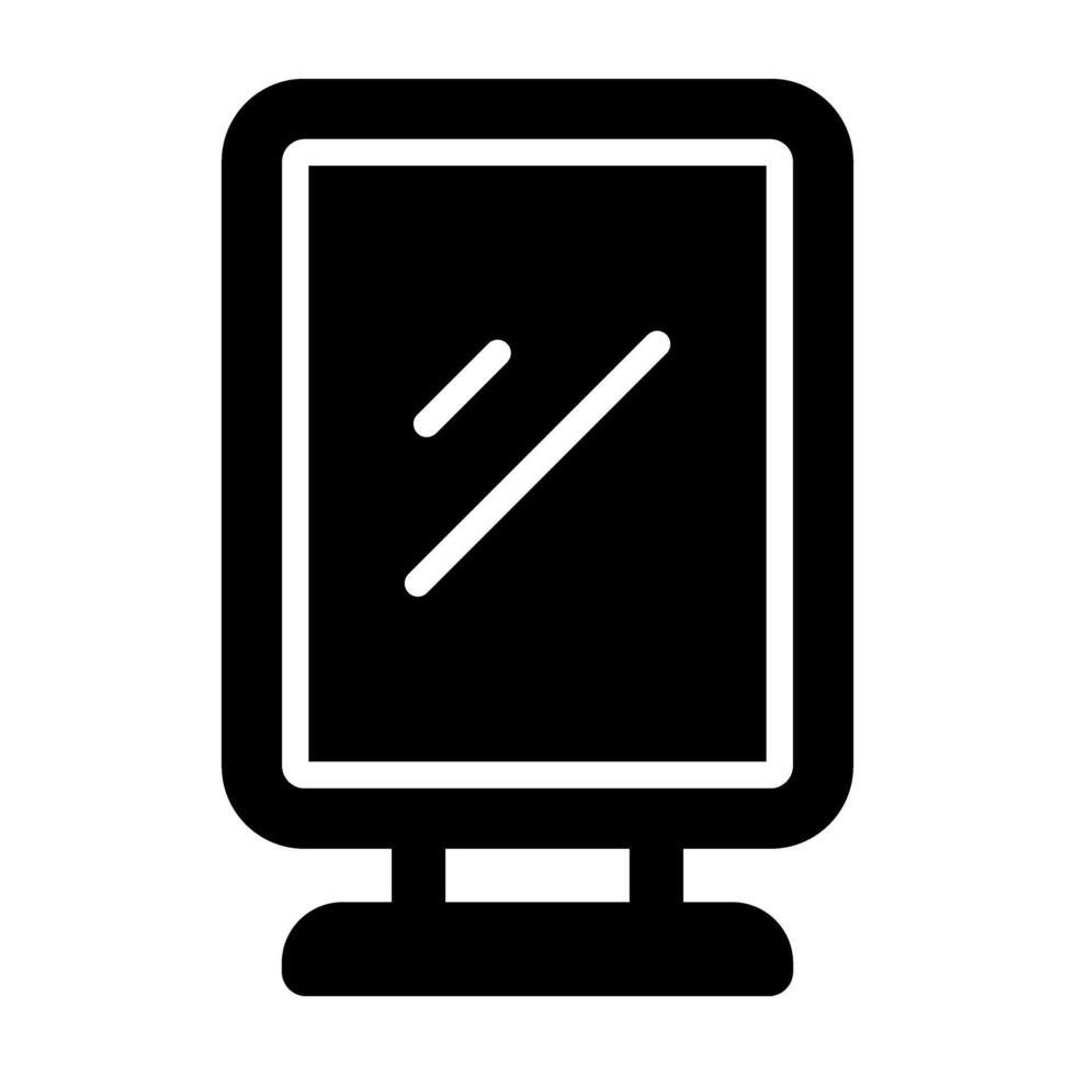 skrivbordet vektor ikon