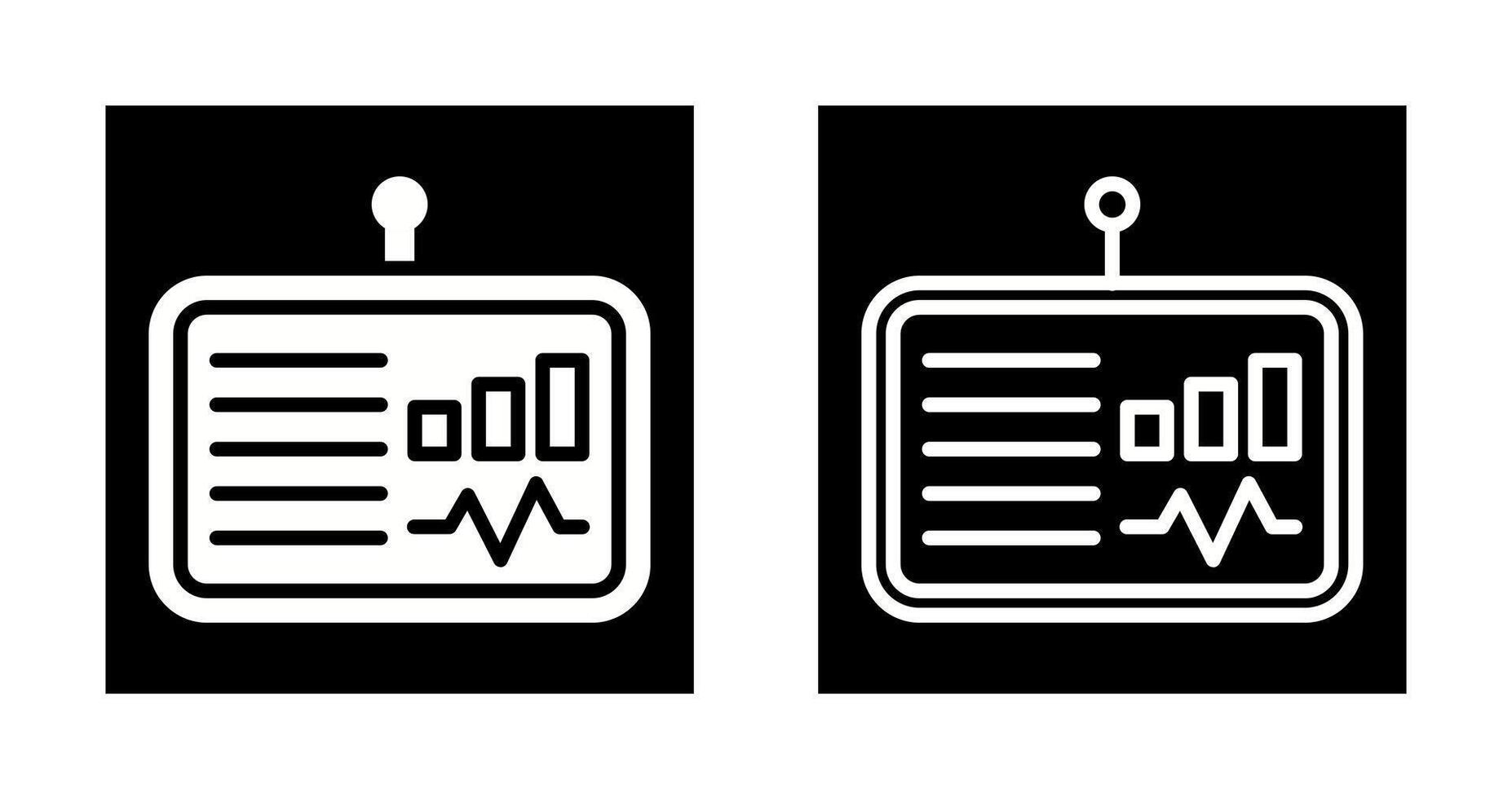 Dashboard-Vektorsymbol vektor