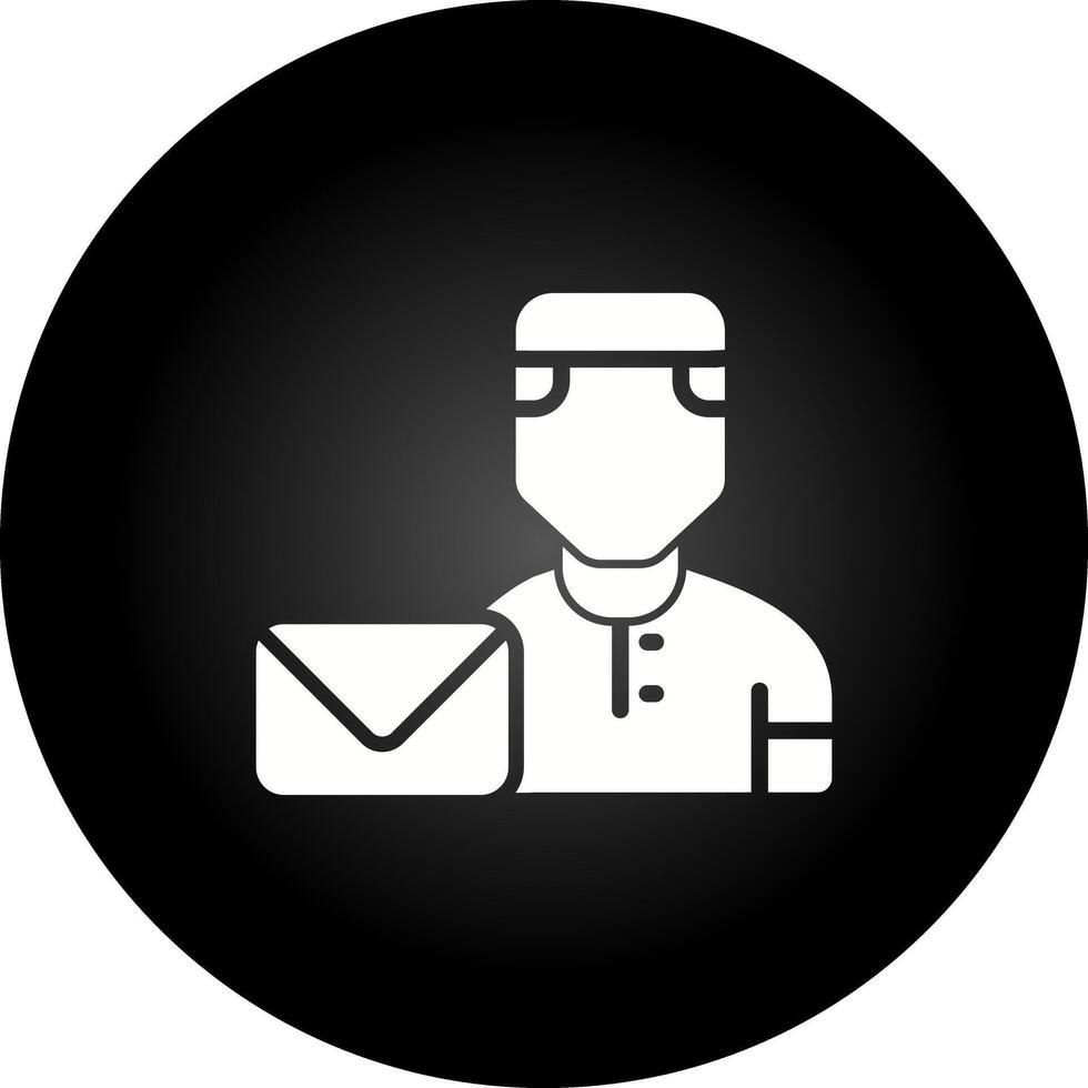 brevbärare vektor ikon