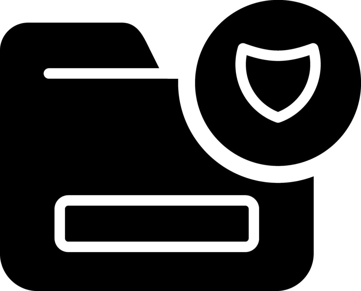 dokumentera säkerhet vektor ikon