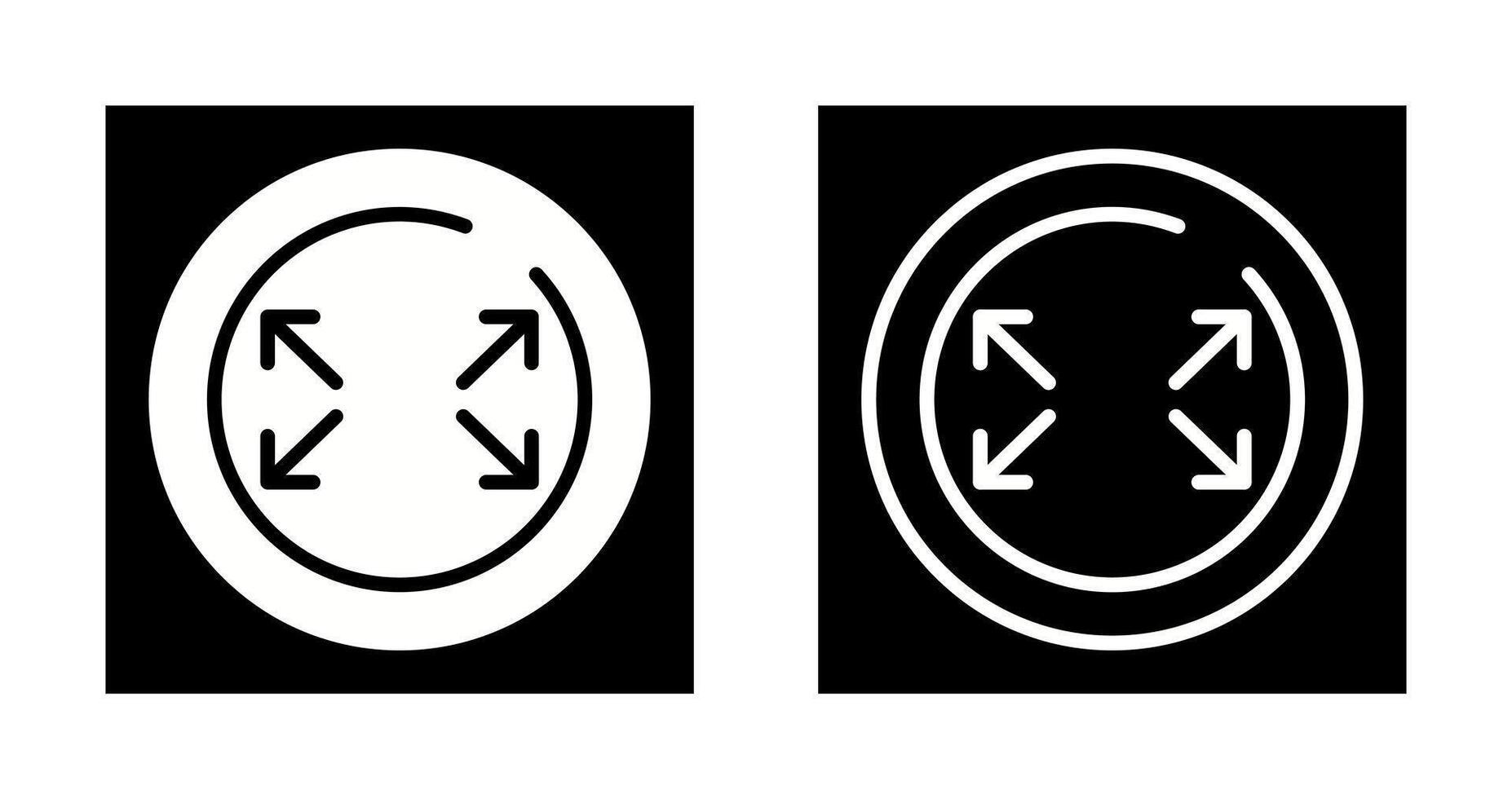 Vollbild Kreis Vektor Symbol