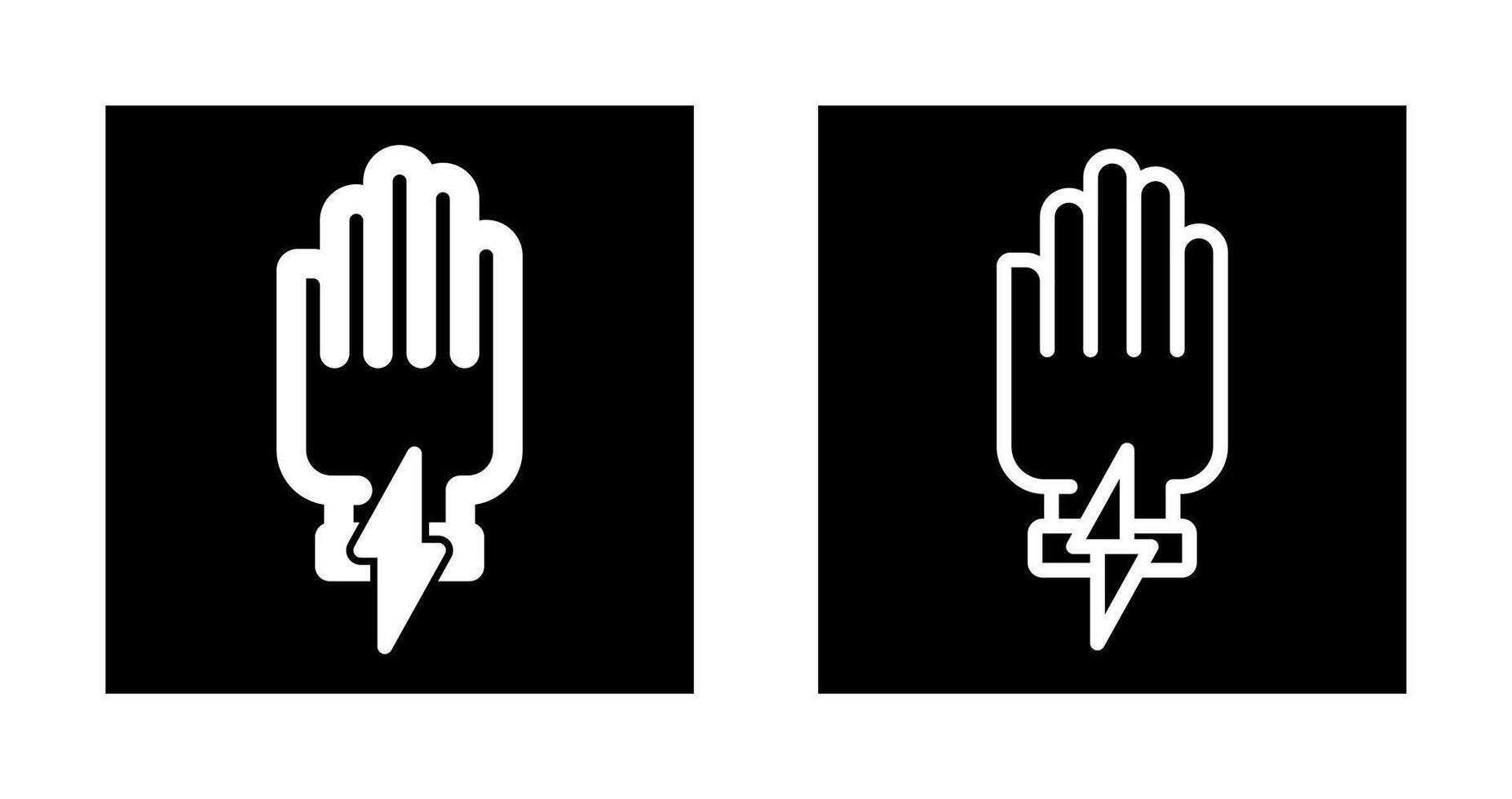 isoliert Handschuhe Vektor Symbol