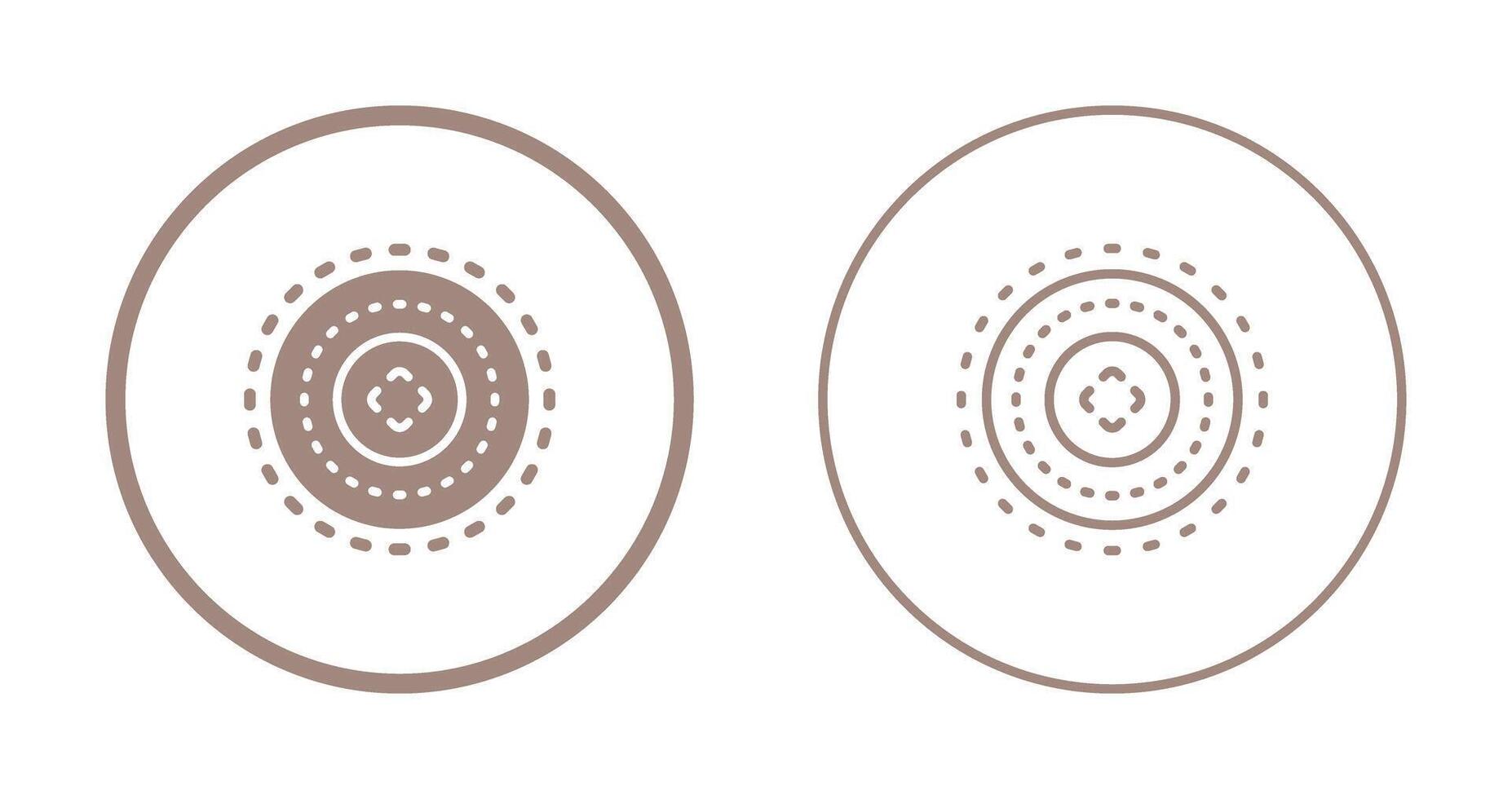 Zielvektorsymbol vektor