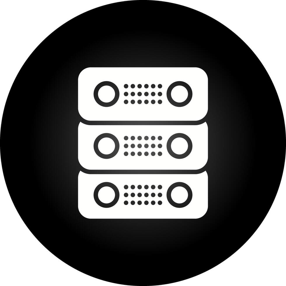 gewidmet Server Vektor Symbol