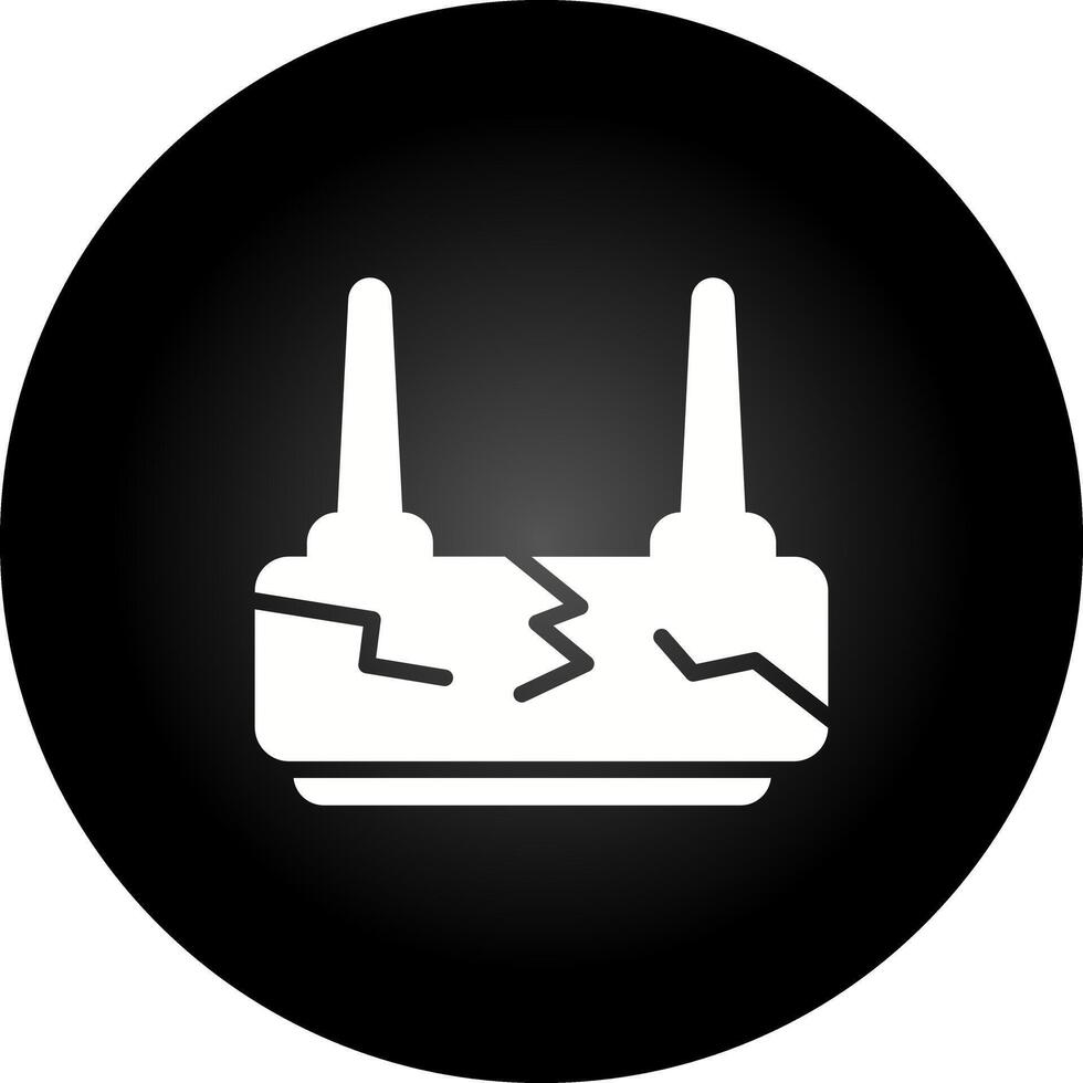 Router-Gerätevektorsymbol vektor