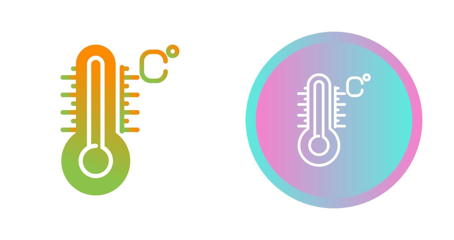 Symbol für Temperaturvektor vektor