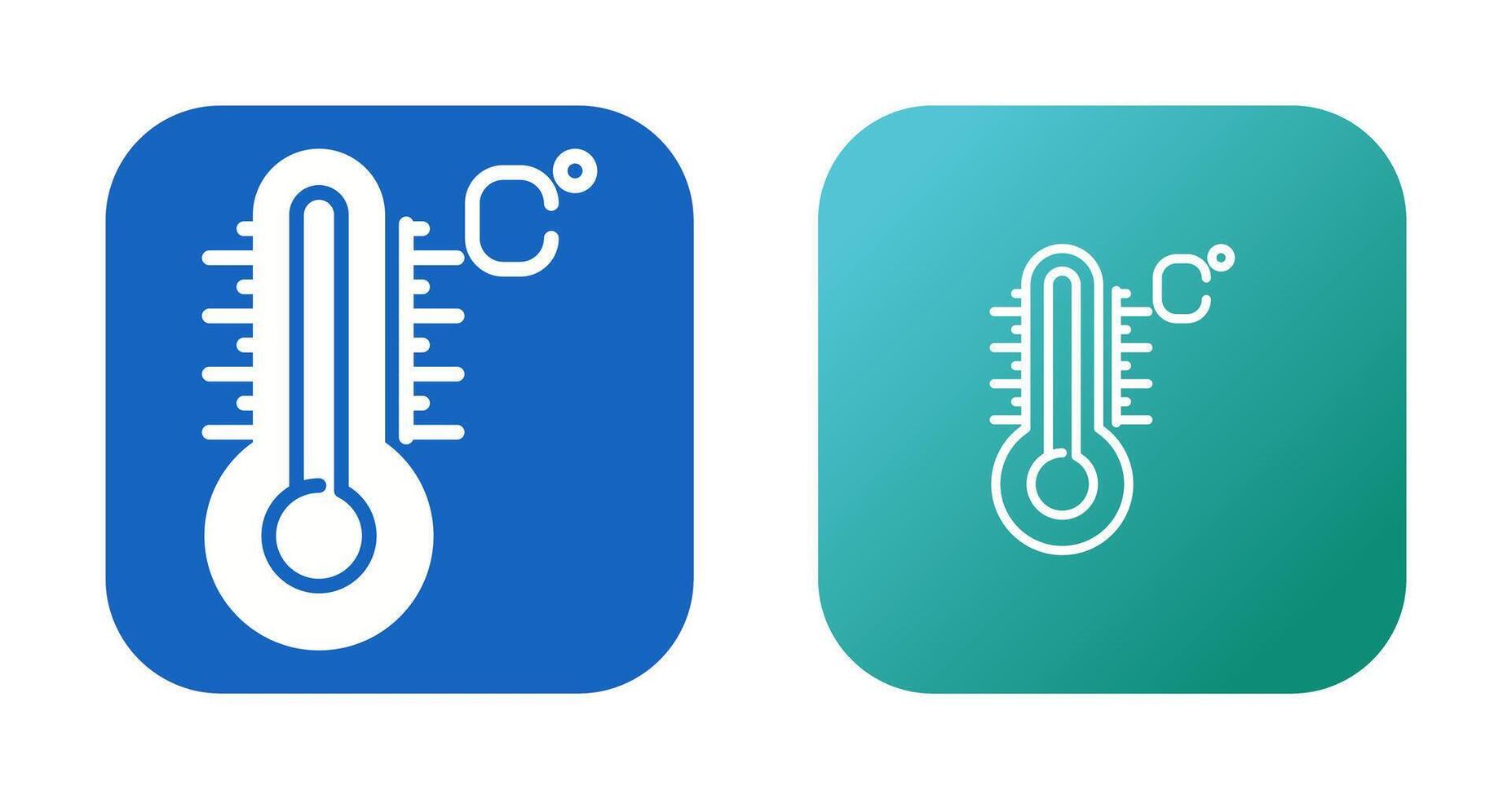 temperatur vektor ikon