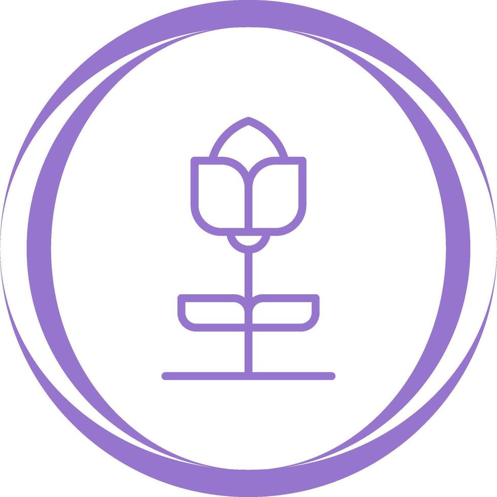 Symbol für Tulpenvektor vektor