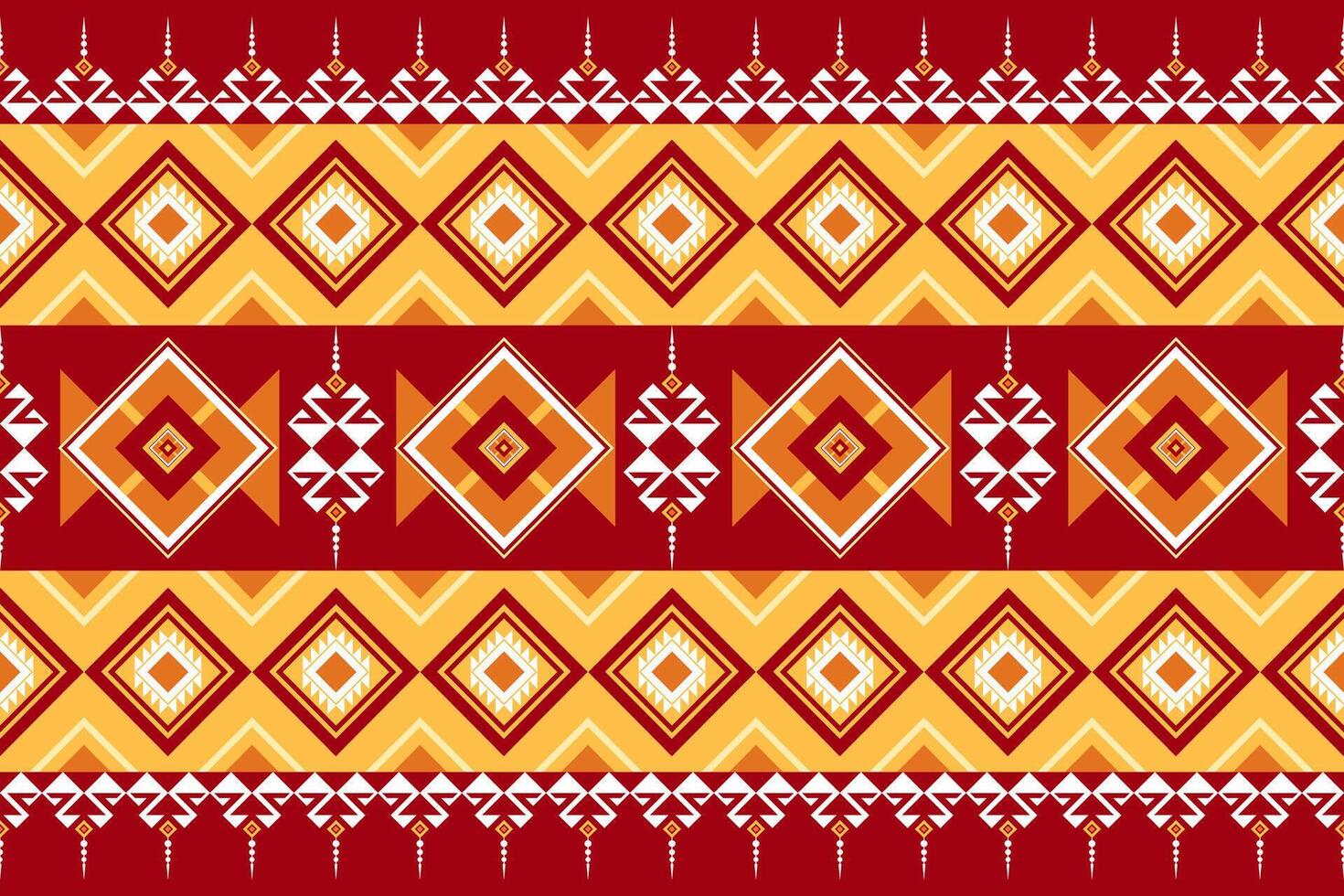 geometrisk sömlös etnisk mönster. geometrisk etnisk mönster kan vara Begagnade i tyg design för kläder, omslag, textil, broderi, matta, stam- mönster vektor