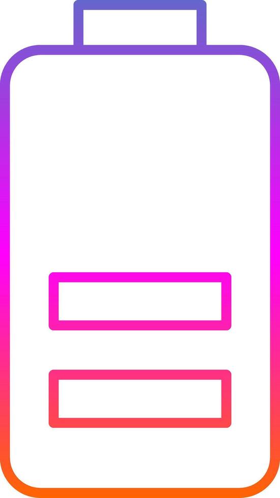 Symbol für den Gradienten der Batterielinie vektor