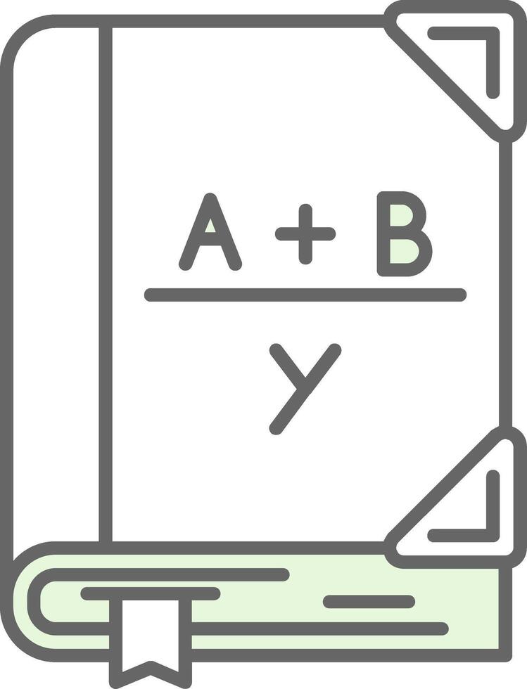 Algebra Grün Licht Stutfohlen Symbol vektor