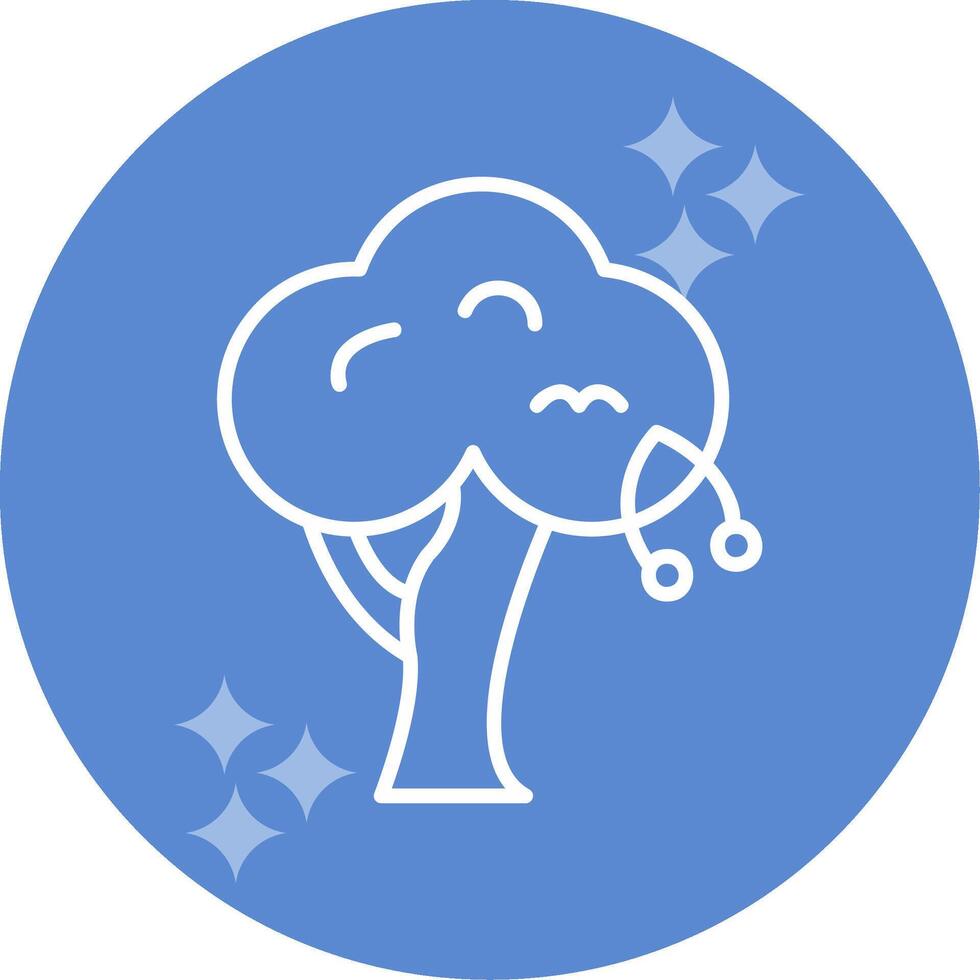 Kirsche Baum Vektor Symbol