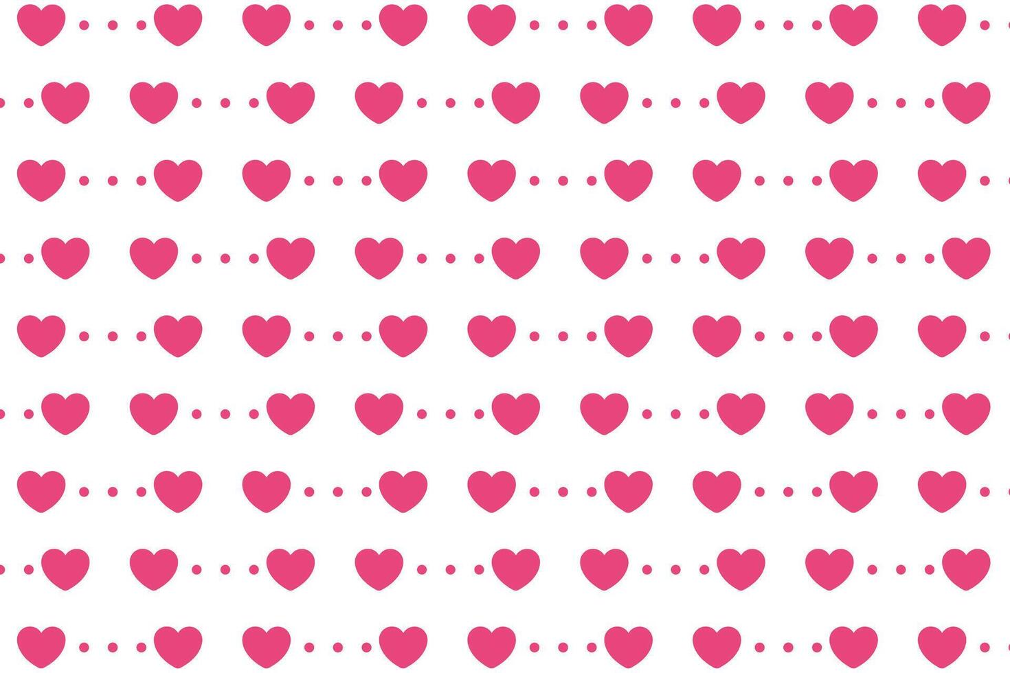 Vektor Liebe Herz Muster, Vektor Hand gezeichnet Valentinstag Tag Muster, Valentinstag Tag Hintergrund.