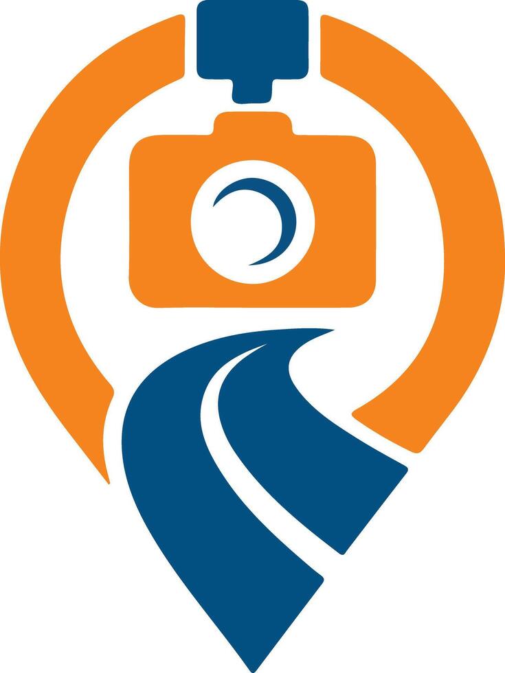 Straße Kamera Logo vektor