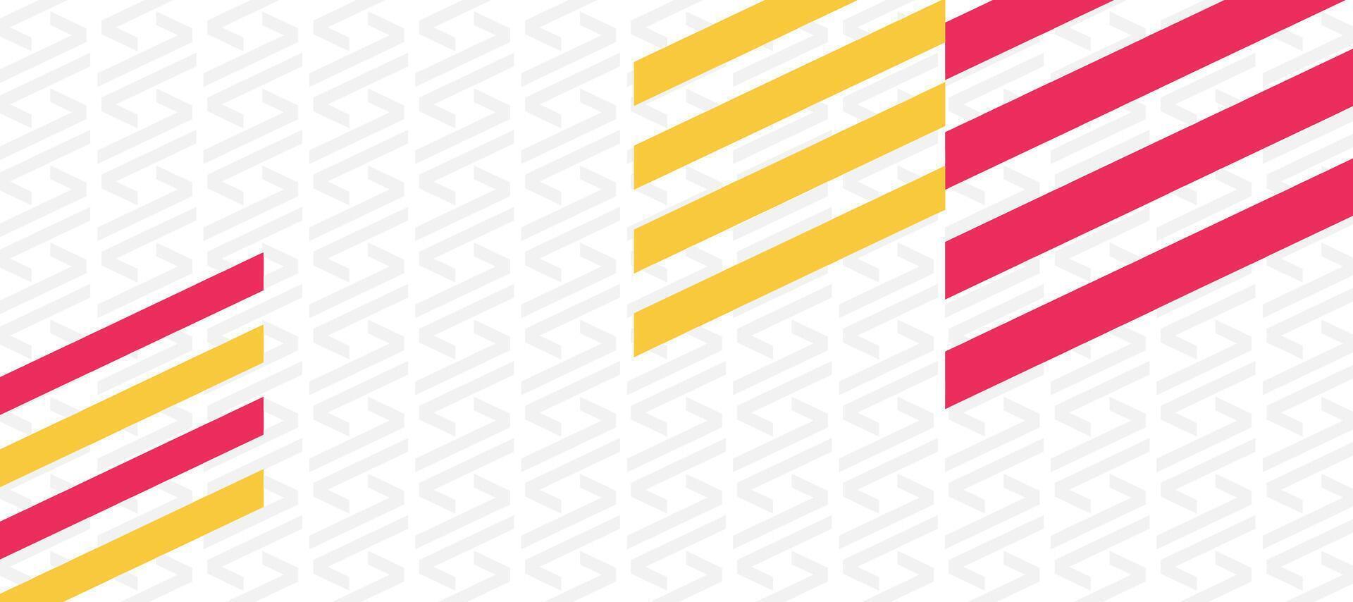 abstrakt bunt diagonal gestreift Banner Design Hintergrund vektor