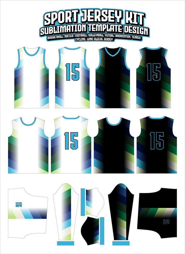 bunt Chevron Jersey bekleidung Sport tragen Sublimation Muster vektor