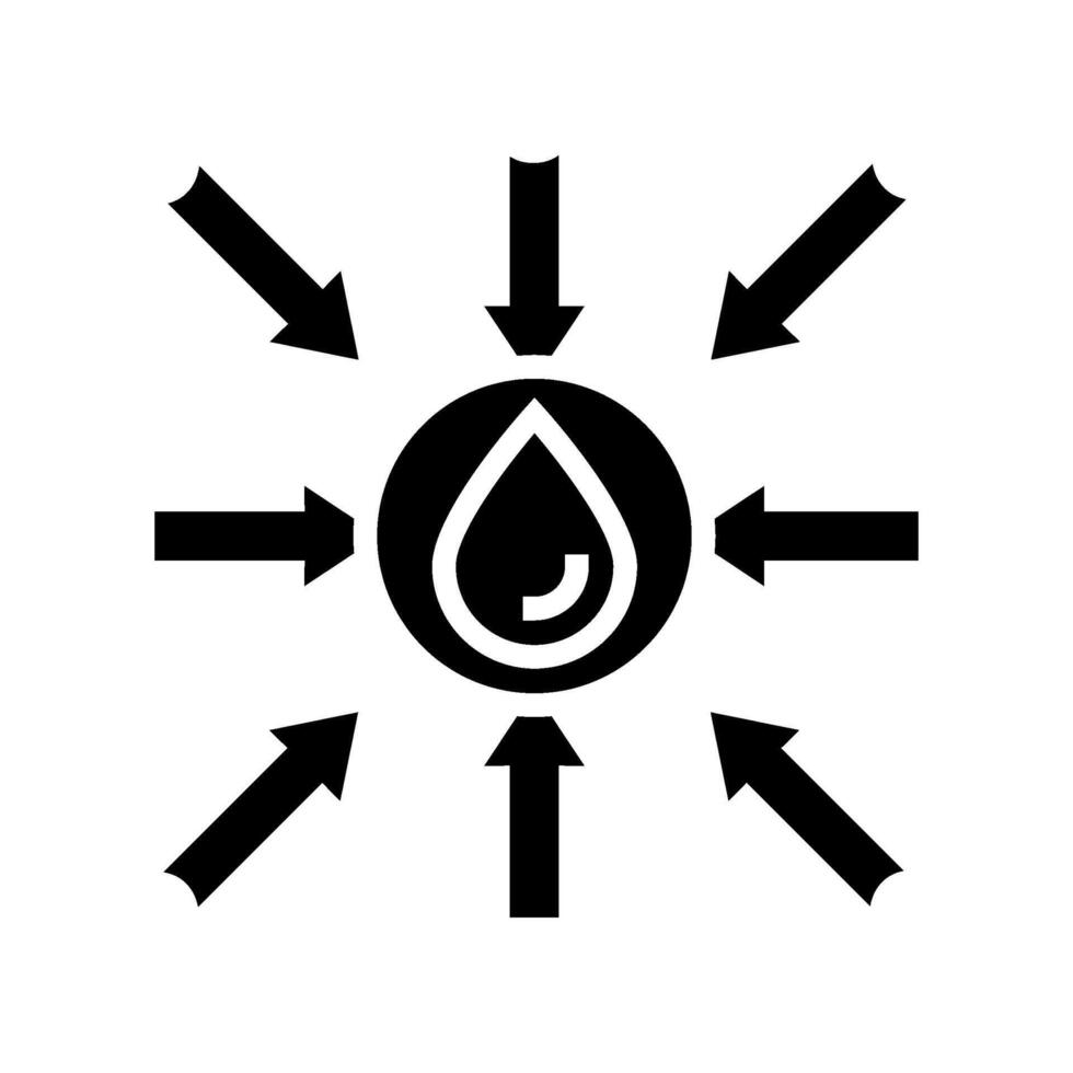 exportera olja industri glyf ikon vektor illustration