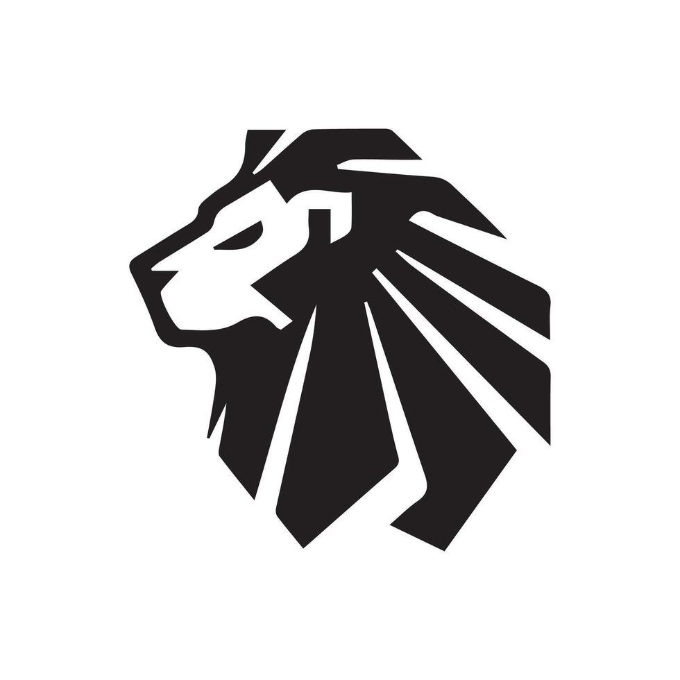 lejon logotyp design vektor mall, logotyp maskot