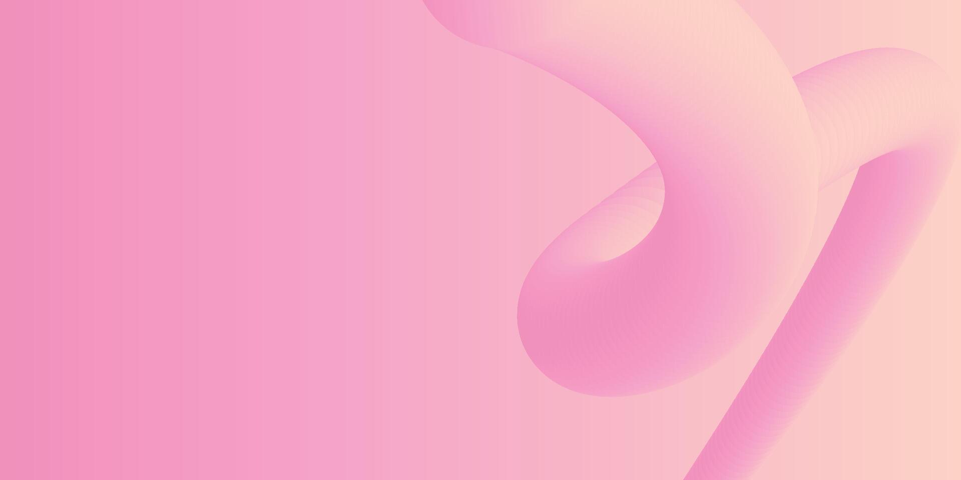 abstrakt 3d Flüssigkeit Flüssigkeit Rosa Farbe Hintergrund. kreativ minimal Kugel Bälle oder Blase modisch bunt Gradient Design zum Startseite Broschüre, Flyer, Poster, Banner Netz. vektor