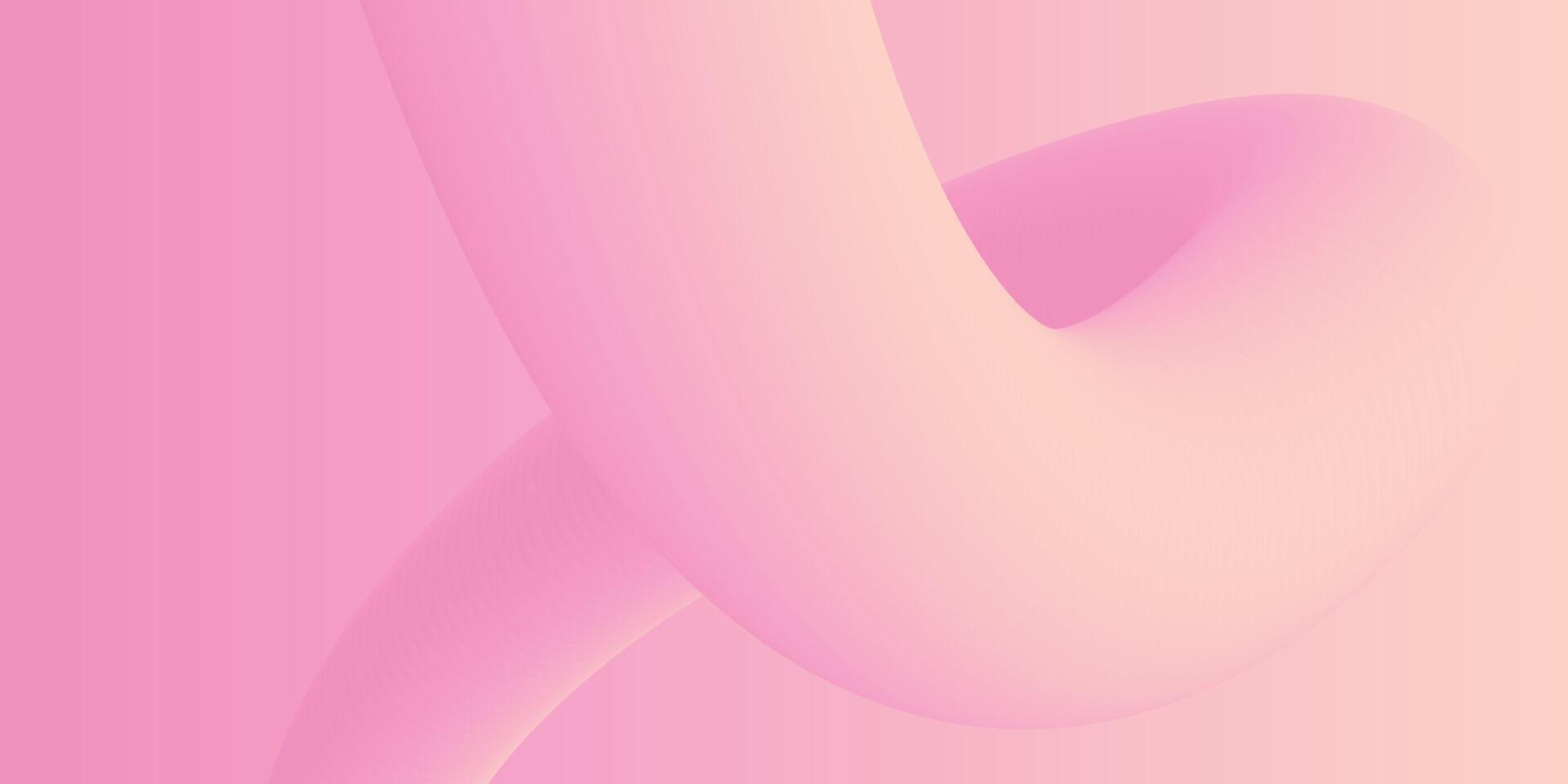 abstrakt 3d Flüssigkeit Flüssigkeit Rosa Farbe Hintergrund. kreativ minimal Kugel Bälle oder Blase modisch bunt Gradient Design zum Startseite Broschüre, Flyer, Poster, Banner Netz. vektor