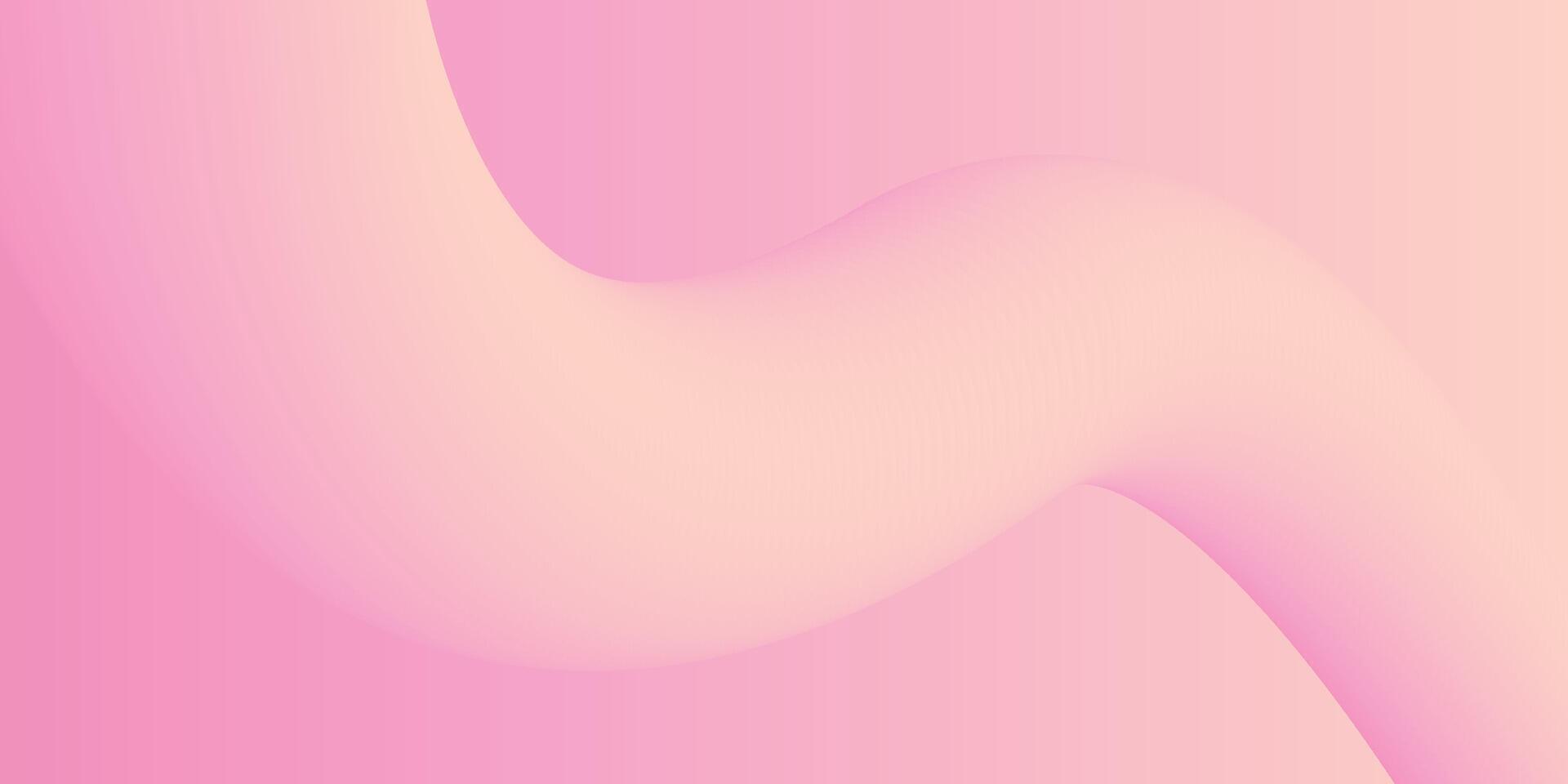 abstrakt 3d Flüssigkeit Flüssigkeit Rosa Farbe Hintergrund. kreativ minimal Kugel Bälle oder Blase modisch bunt Gradient Design zum Startseite Broschüre, Flyer, Poster, Banner Netz. vektor