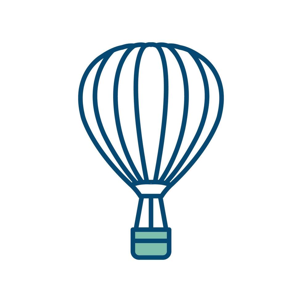 Luft Ballon Symbol Vektor Design Vorlage im Weiß Hintergrund