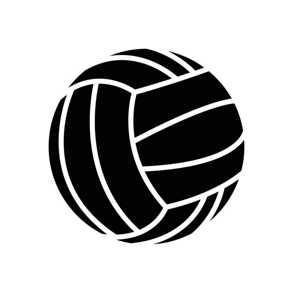 Volley Ball Symbol Vektor Design Vorlage im Weiß Hintergrund